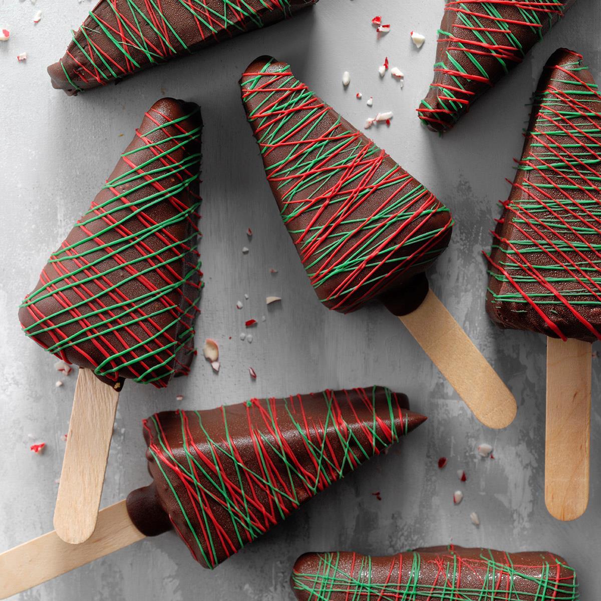 Peppermint Cheesecake on a Stick image
