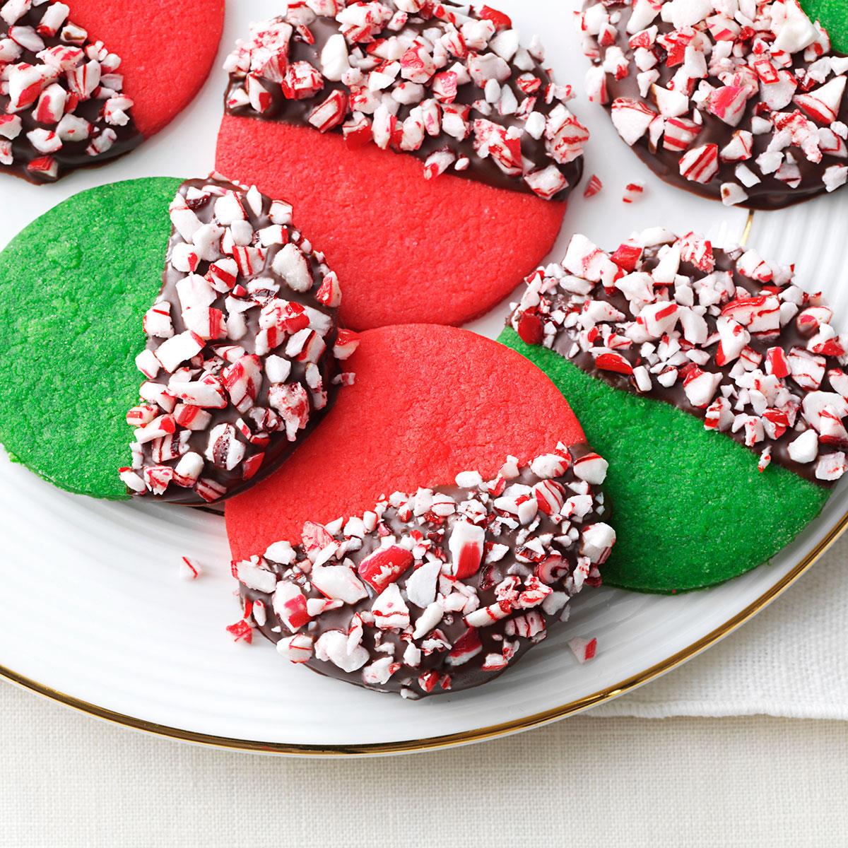 Peppermint Crunch Christmas Cookies Recipe How To Make It Taste Of Home
