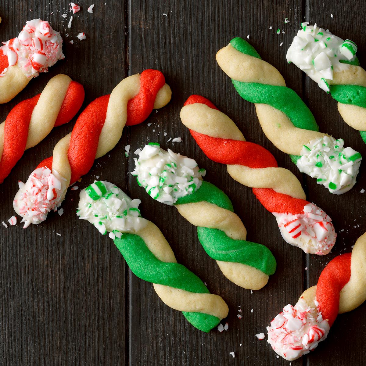Peppermint Stick Cookies image