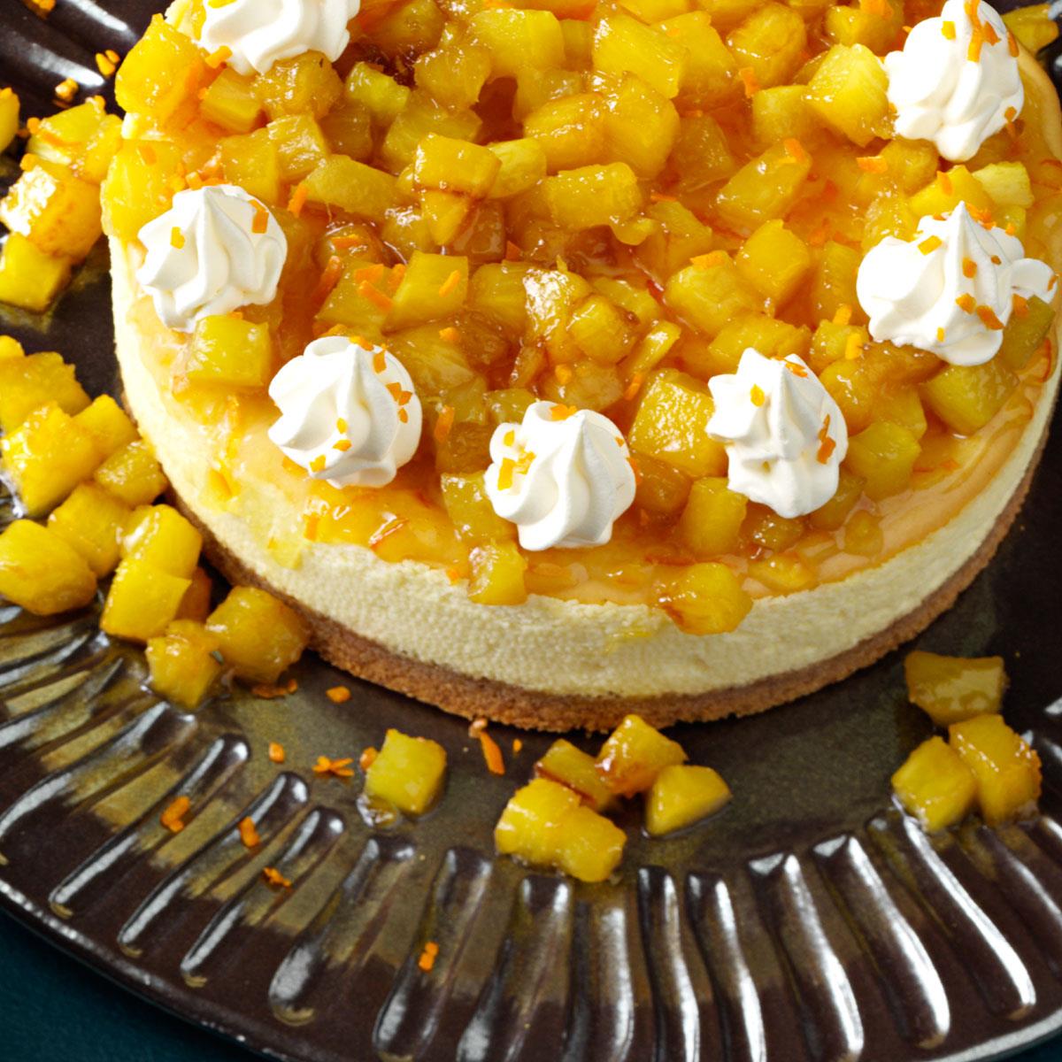 Pineapple Orange Cheesecake image