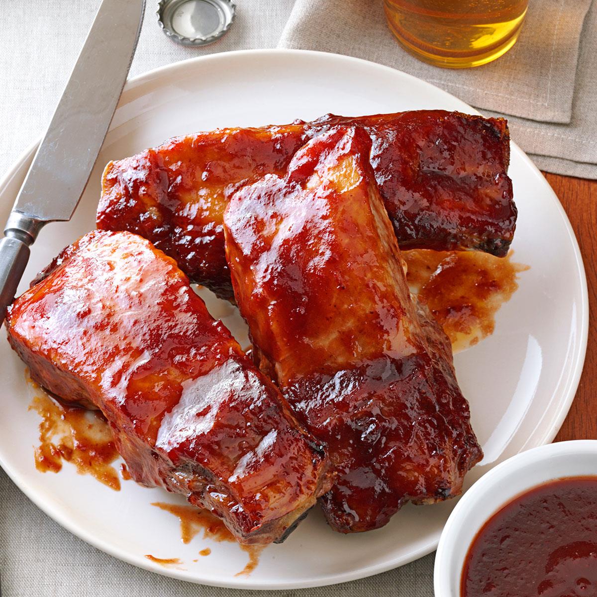 Plum-Glazed Country Ribs image