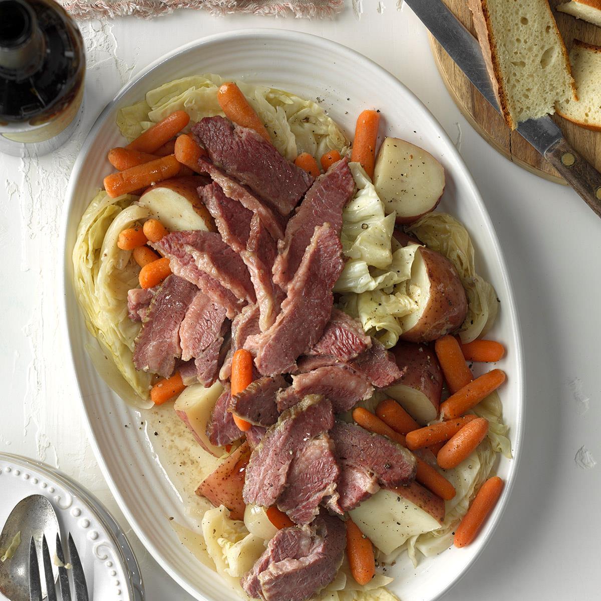 Pressure-Cooker Easy Corned Beef and Cabbage image