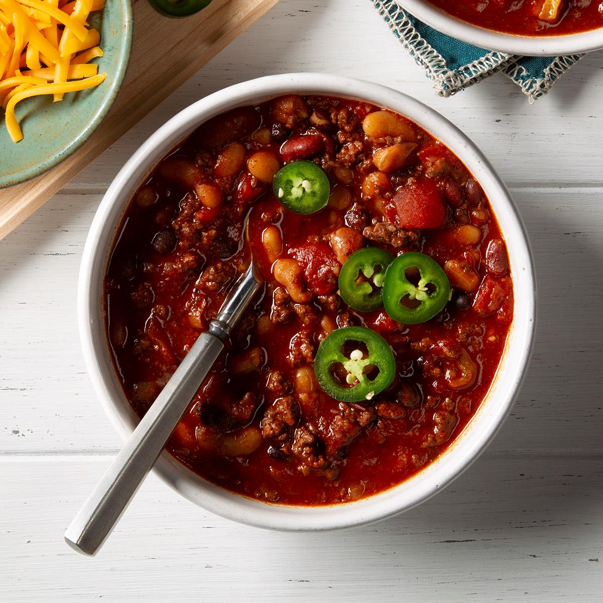 Pressure-Cooker Five-Bean Chili-image