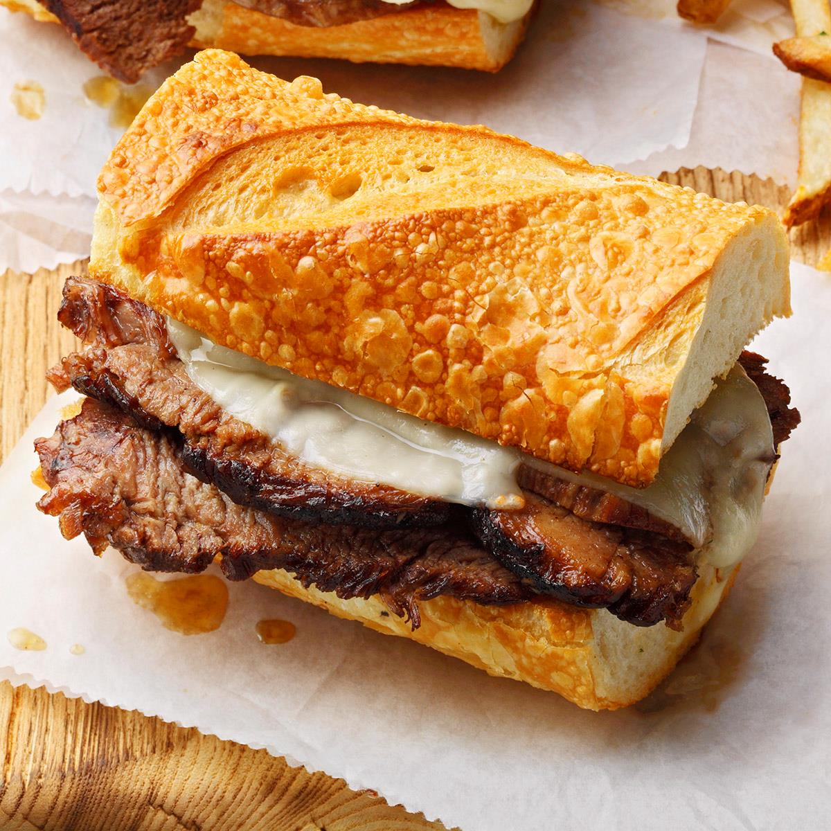 Pressure-Cooker French Dip Sandwiches-image