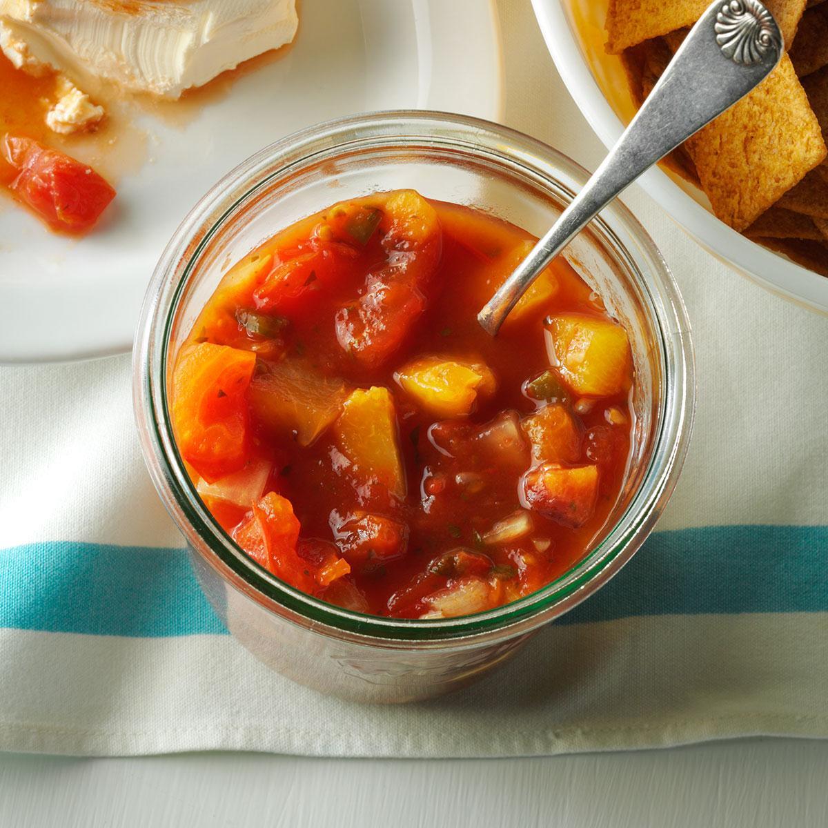 Pressure Cooker Peach Salsa image