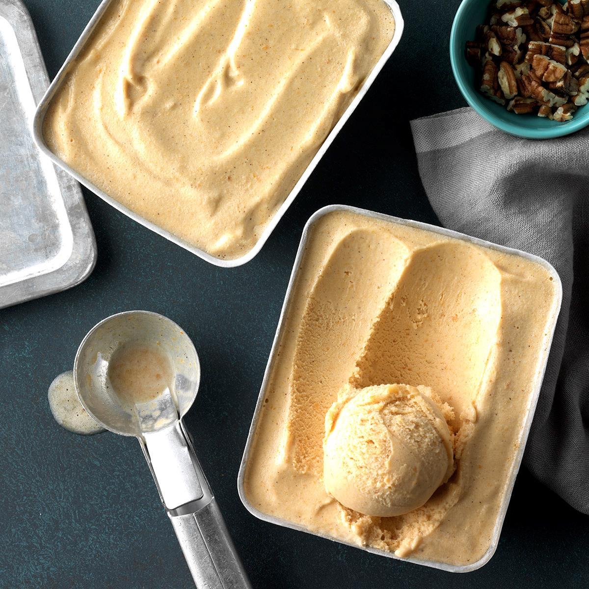 Pumpkin Pecan Frozen Yogurt-image