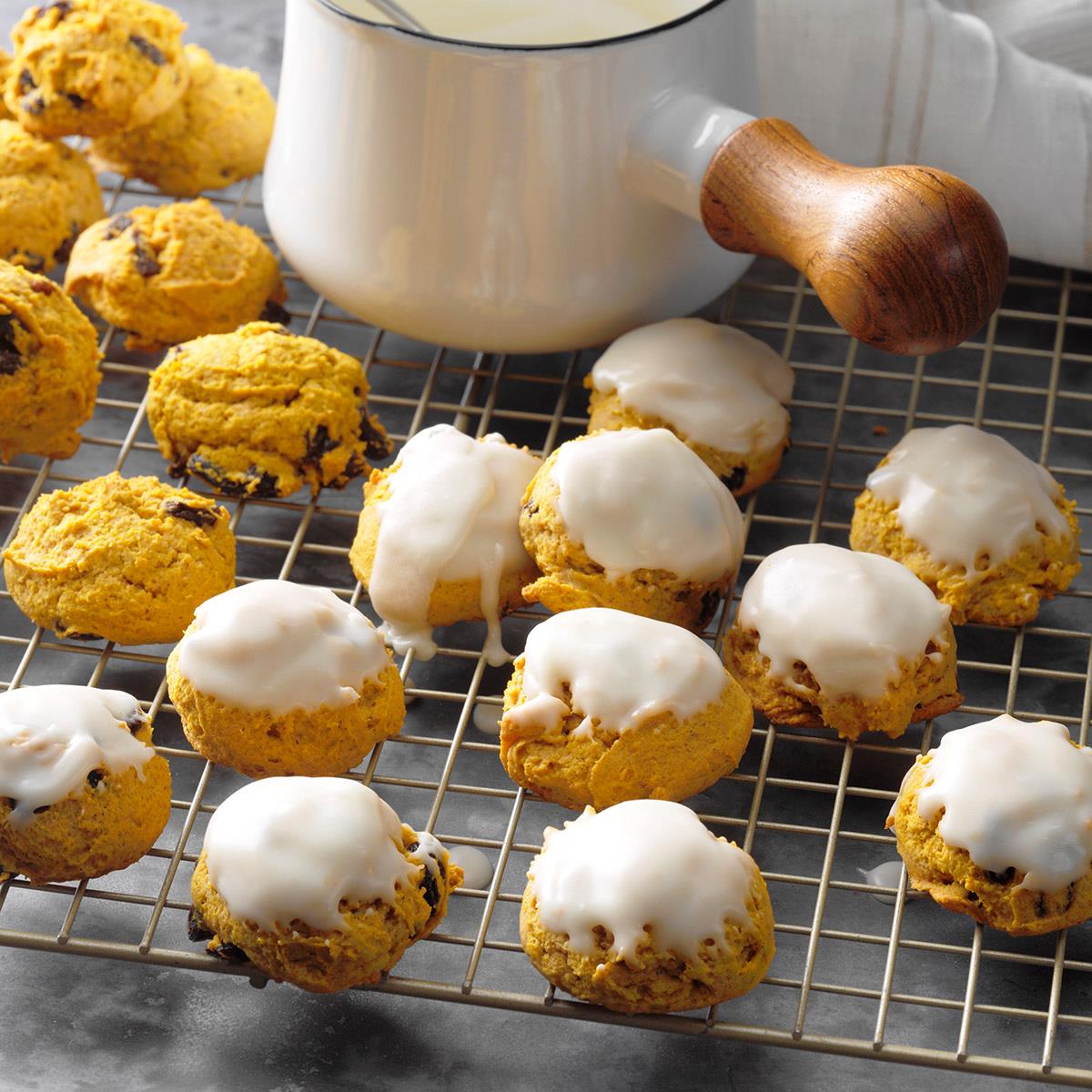 image of Pumpkin Raisin Cookies recipe by Taste of Home