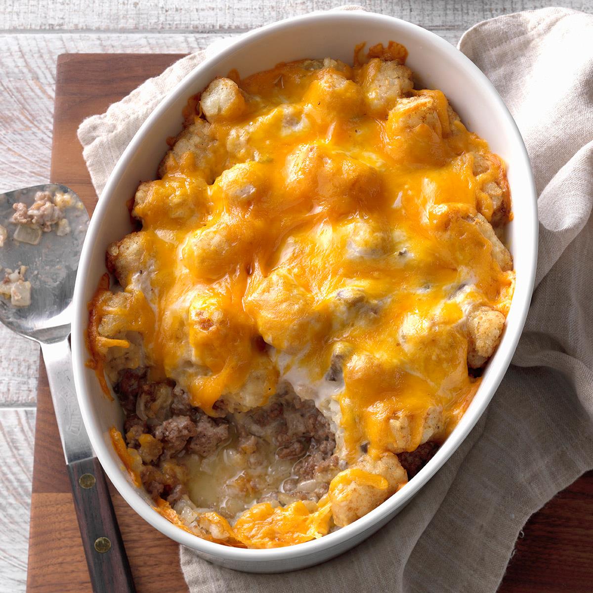Tater Tot Casserole Recipe (With Video)