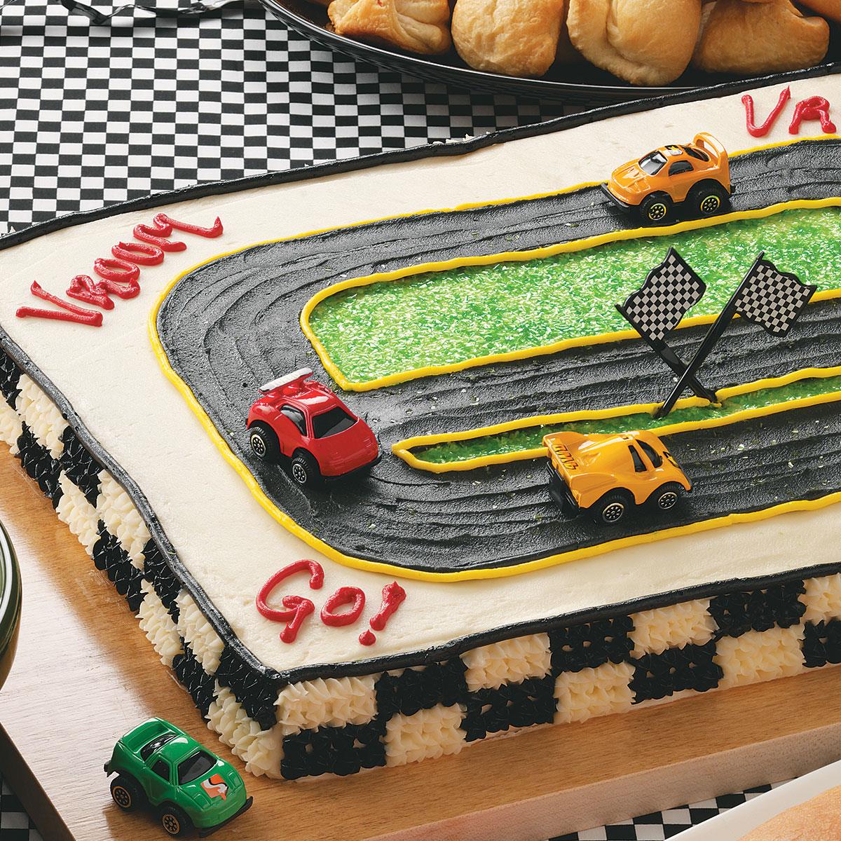 Numeric Racing Track Cake - Avon Bakers