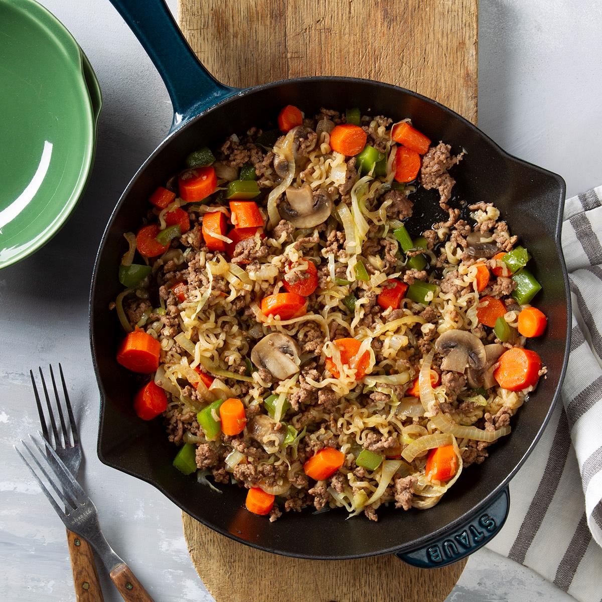 Ground Beef Ramen Stir-Fry-image