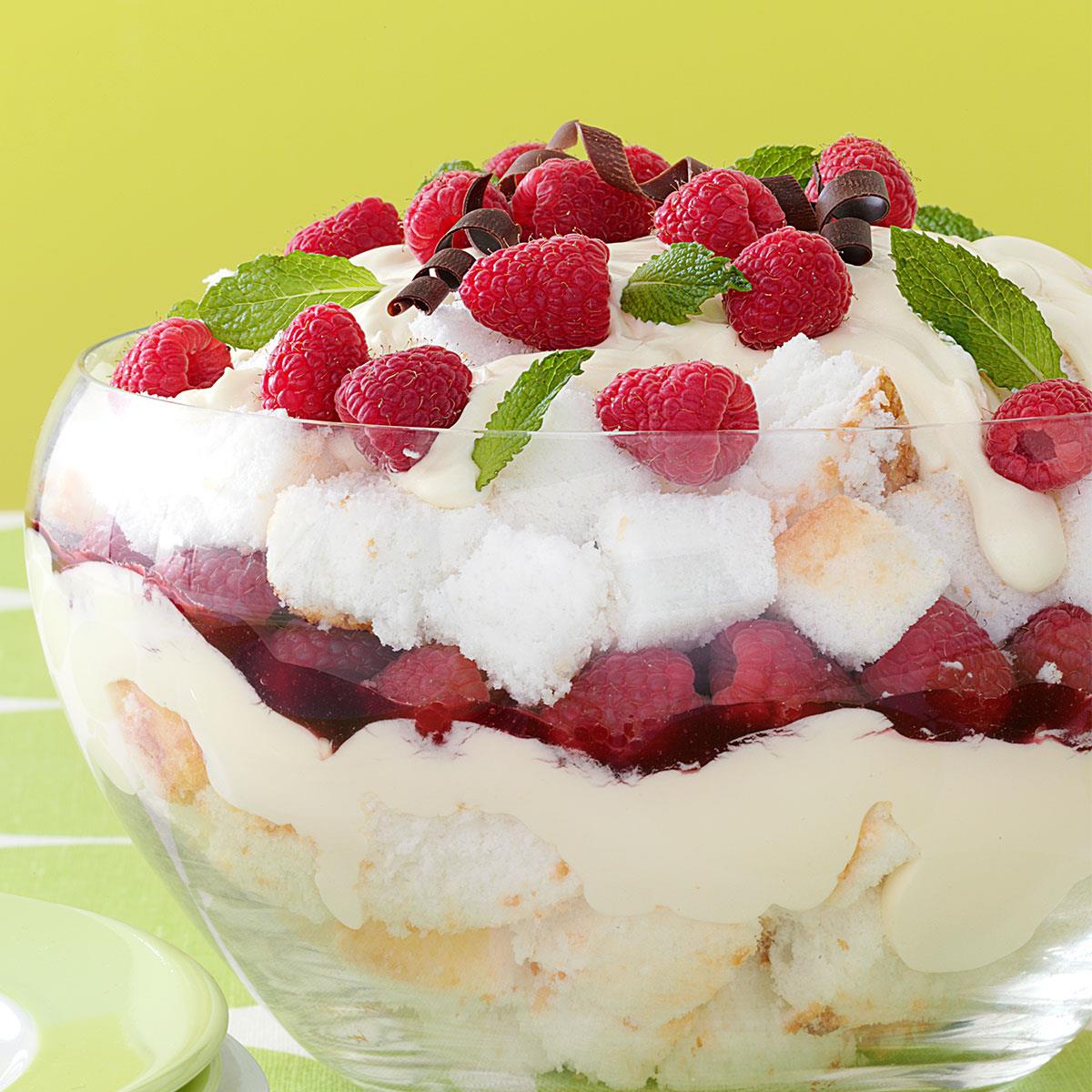 Raspberry Cream Trifle image