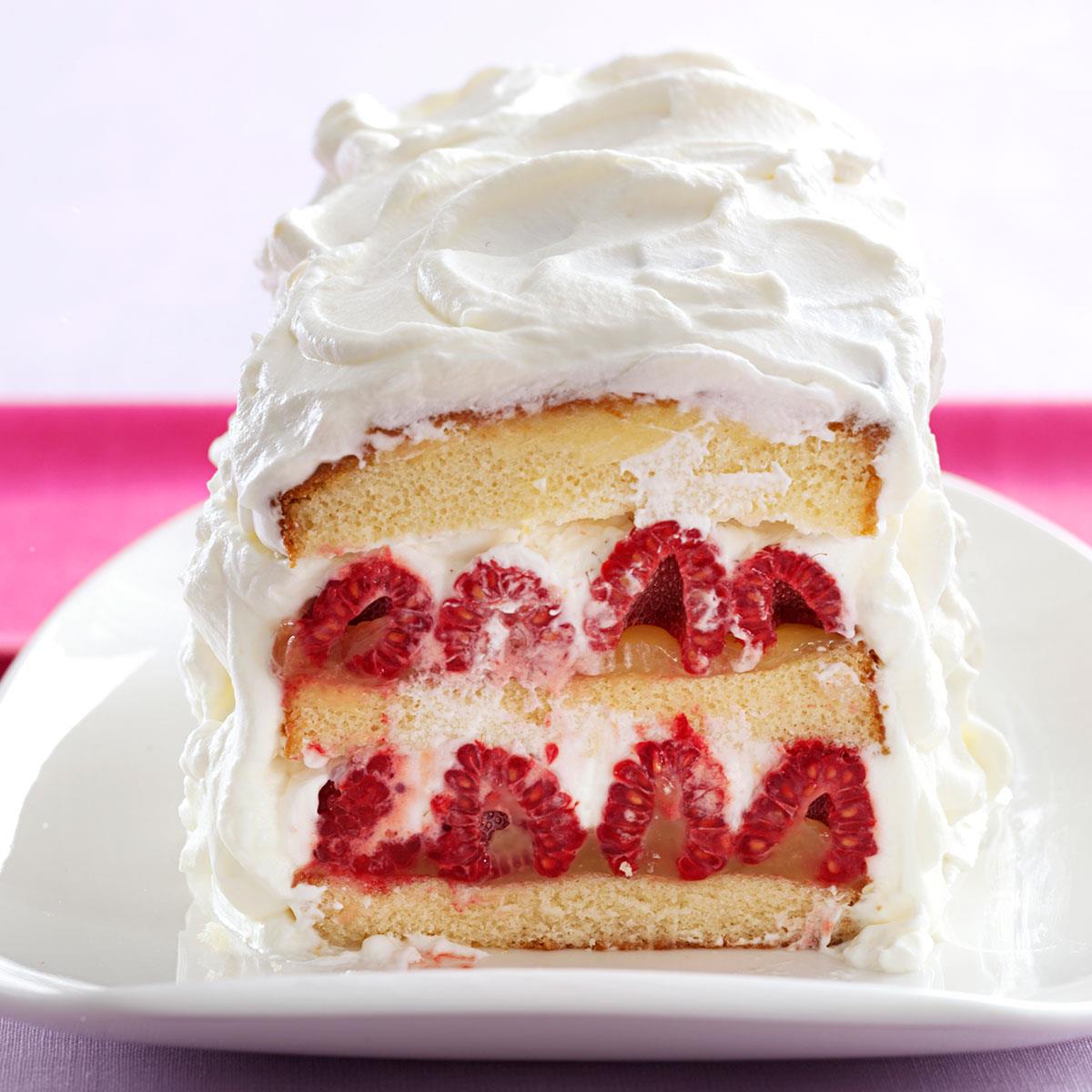 Raspberry Lemon Layer Cake image.