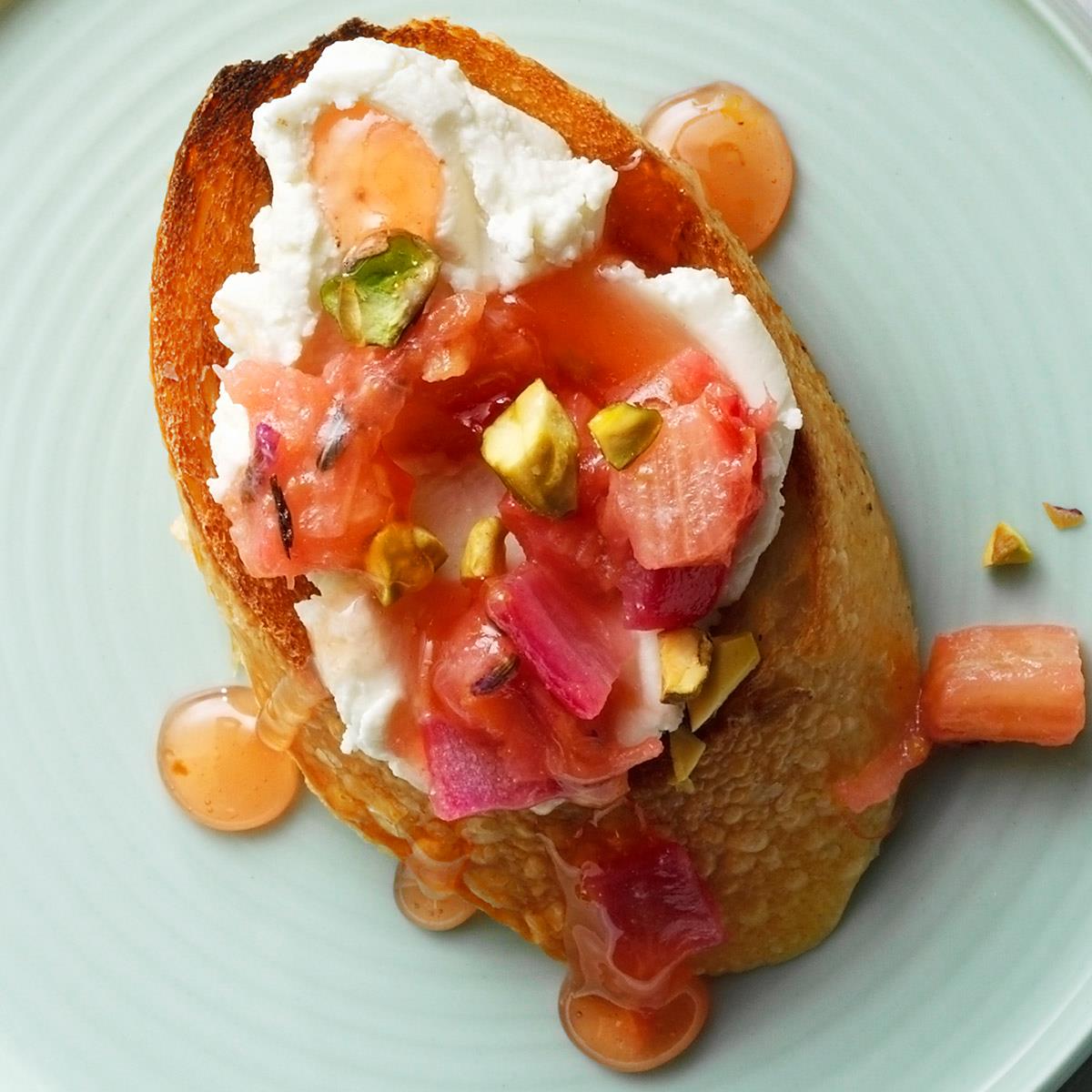 Rhubarb Bruschetta-image