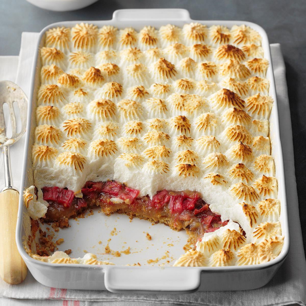 Rhubarb Torte image
