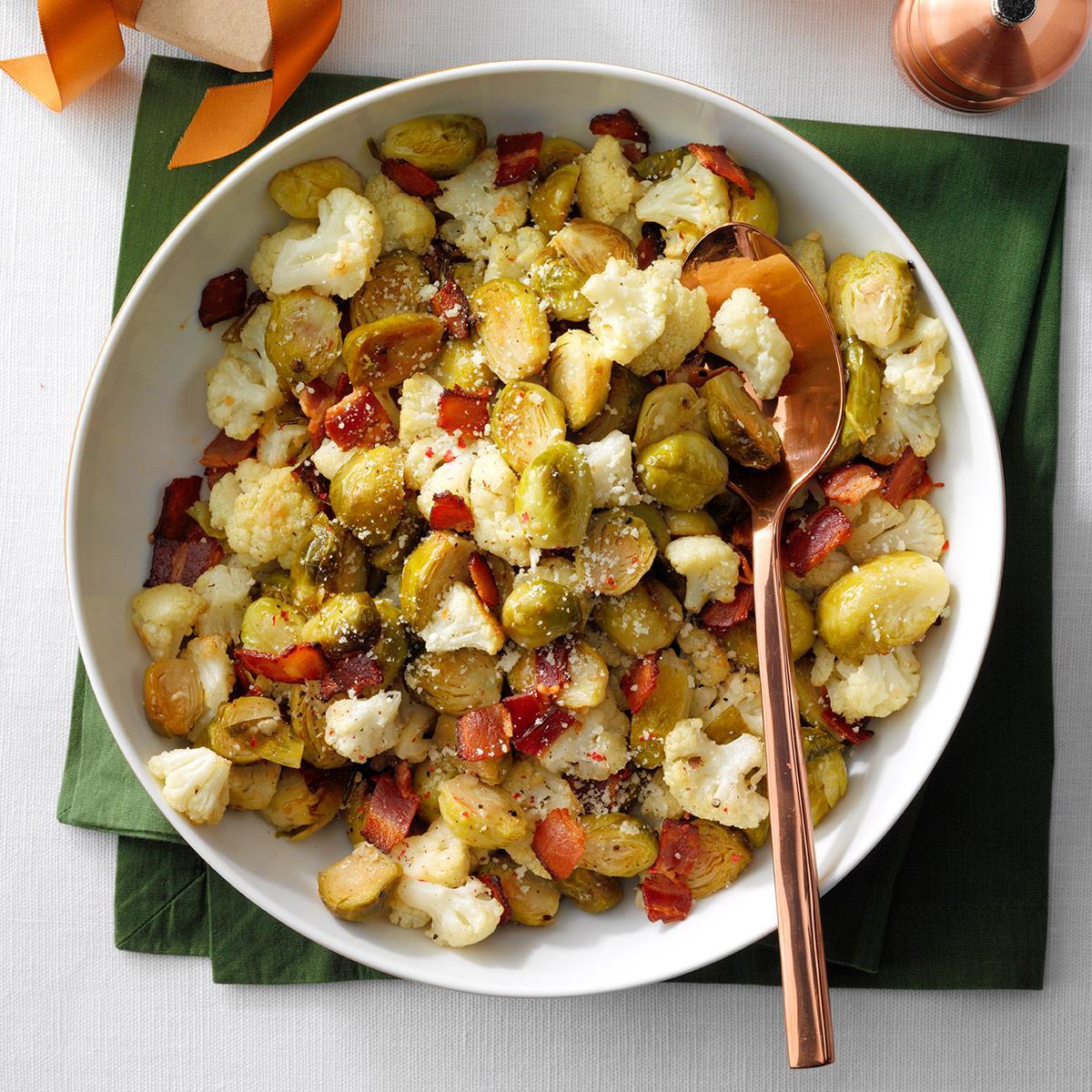 Roasted Brussels Sprouts & Cauliflower-image