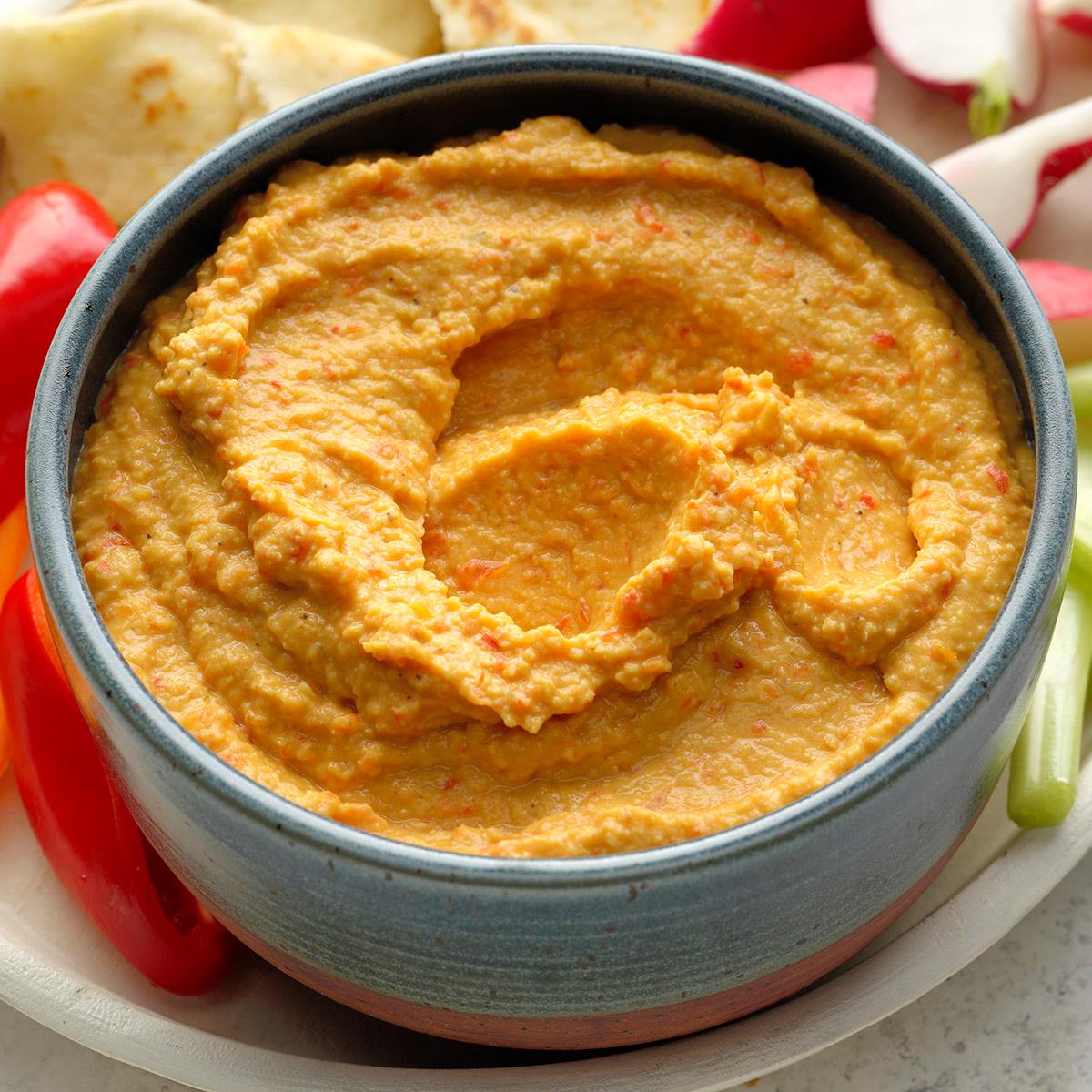 Roasted Red Pepper Hummus_image