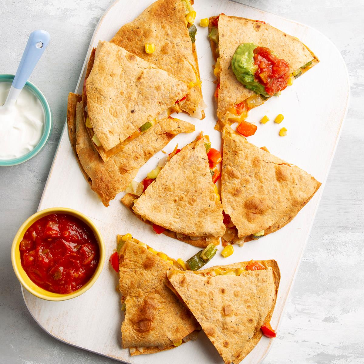 Roasted Vegetable Quesadillas-image