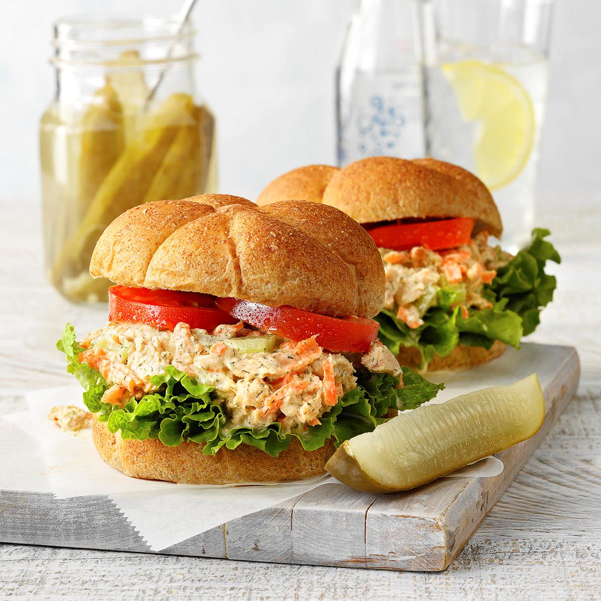 Salmon Salad Sandwiches-image