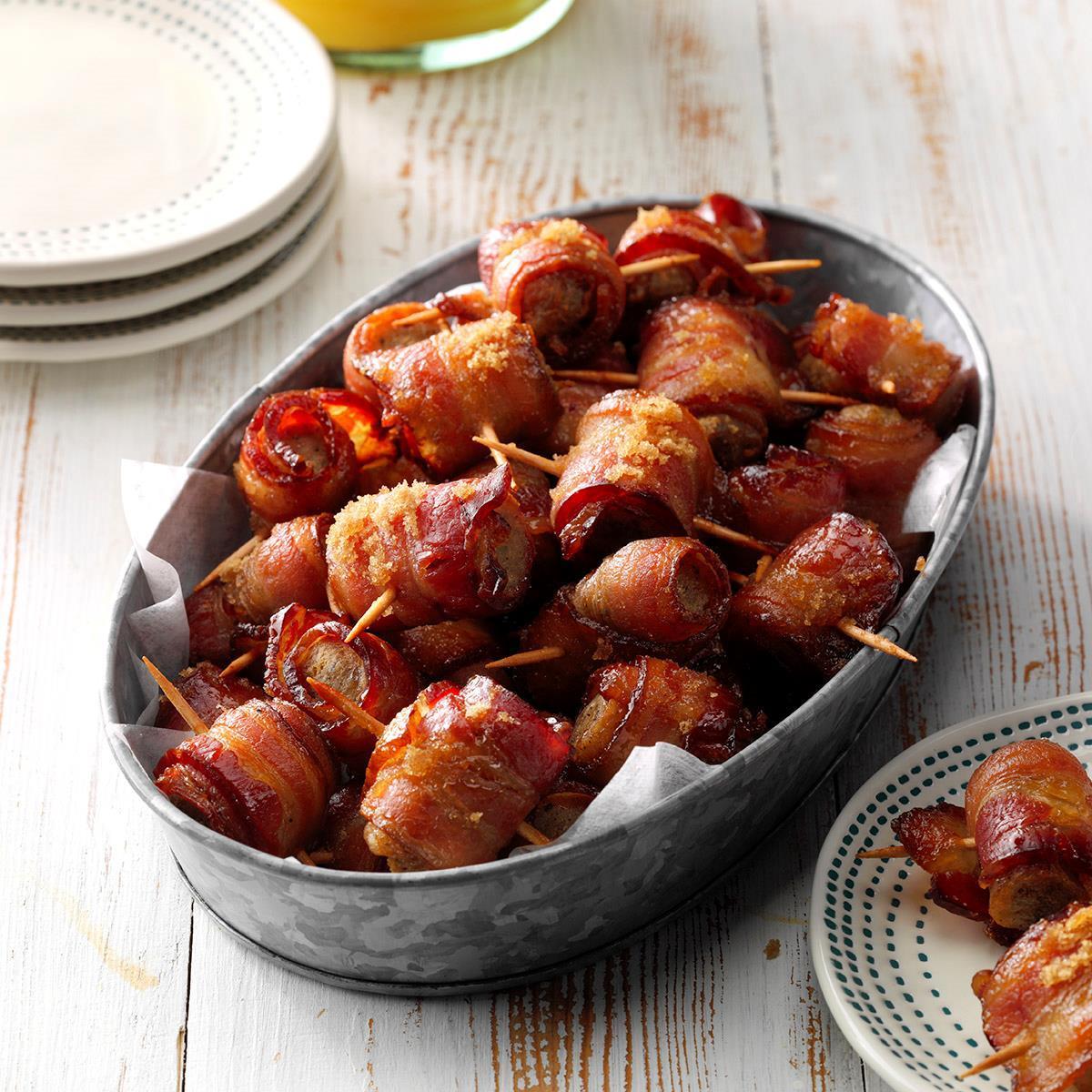 Air-Fryer Sausage Bacon Bites image