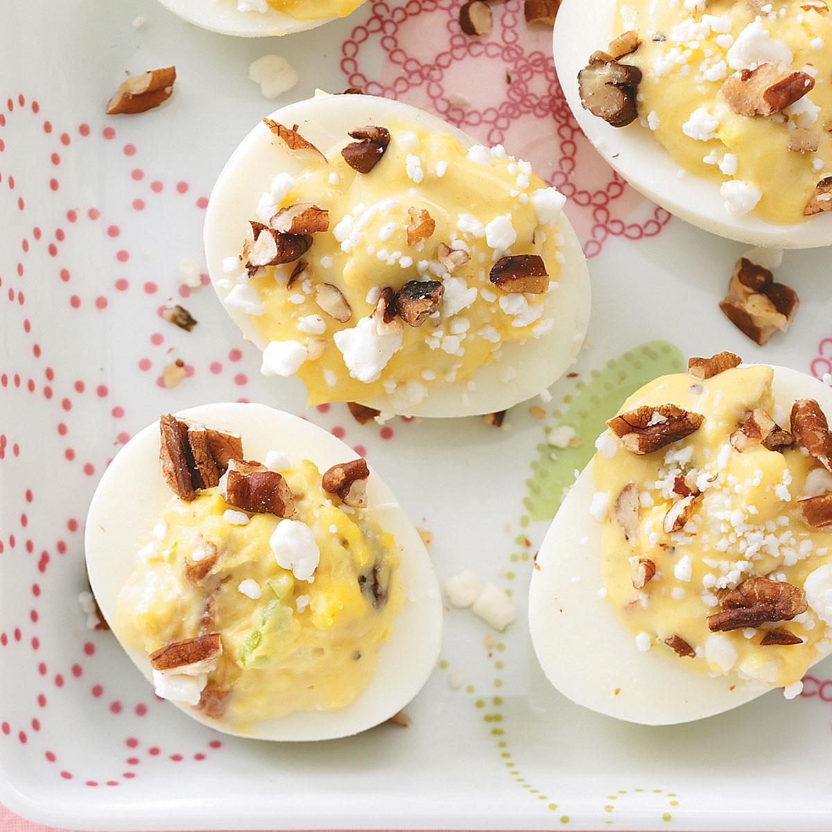 Secret Ingredient Stuffed Eggs Recipe How To Make It Taste Of Home