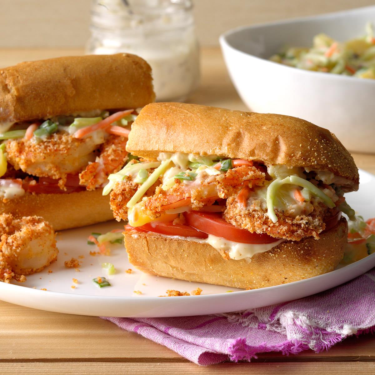 How to make a po boy sandwich