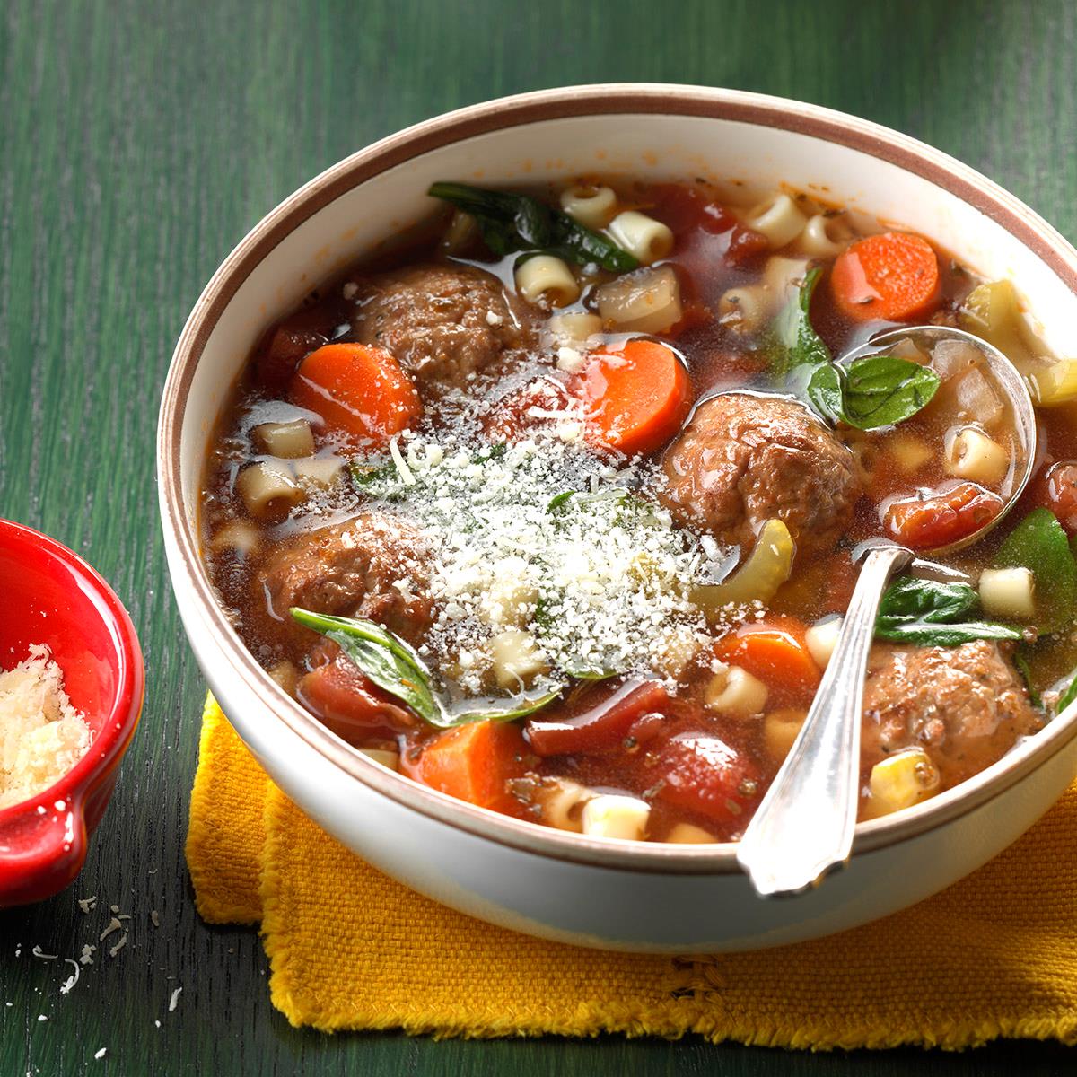 Slow-Cooked Meatball Soup image