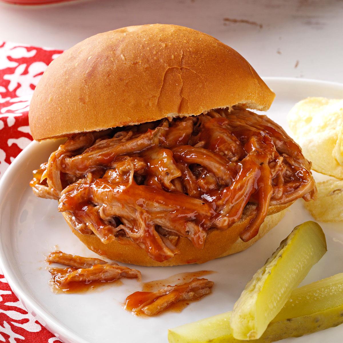 Slow Cooker Barbeque Pulled Pork Sandwiches Recipe Taste Of Home,What Is A Pergola Good For
