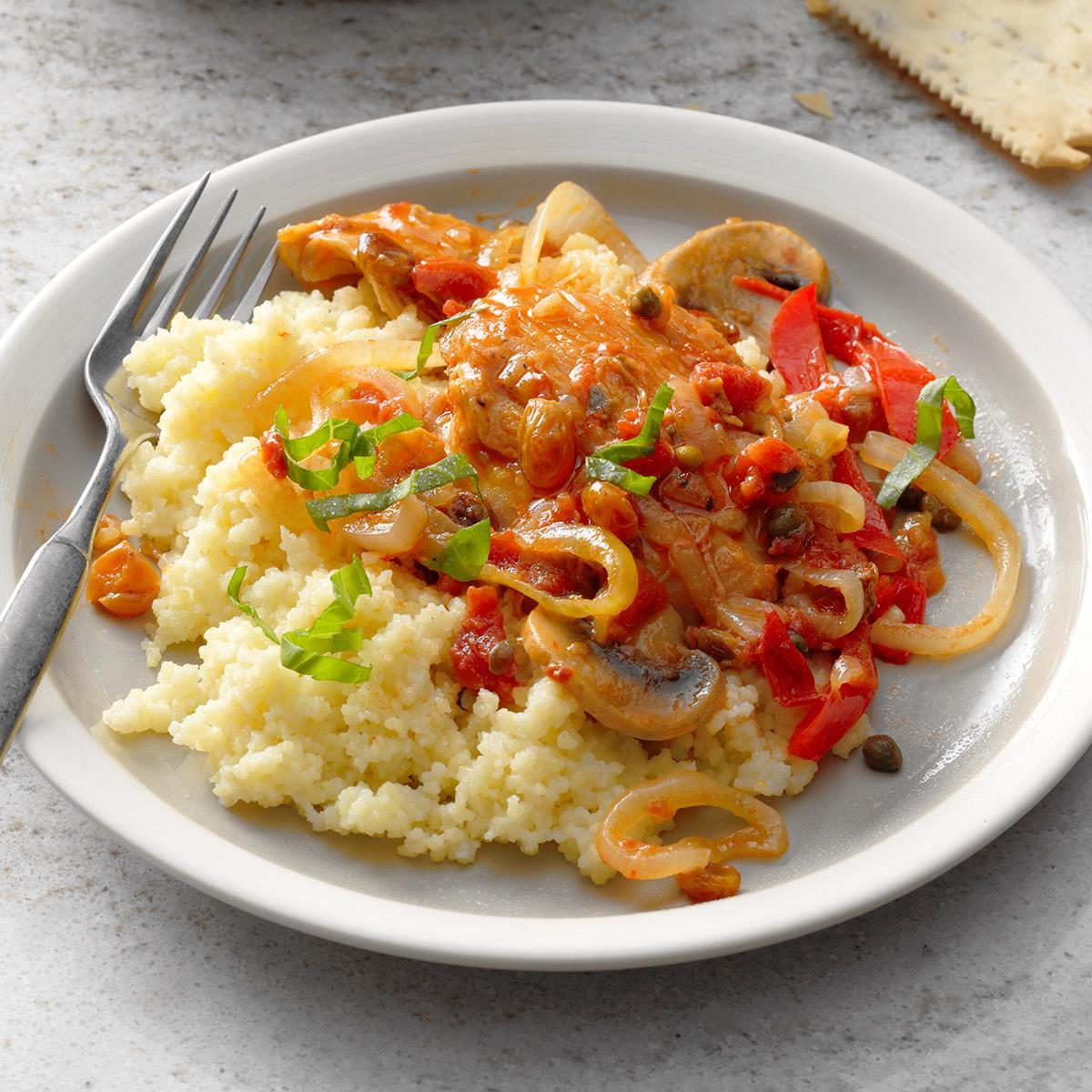 Pressure Cooker Chicken with Raisins and Capers-image