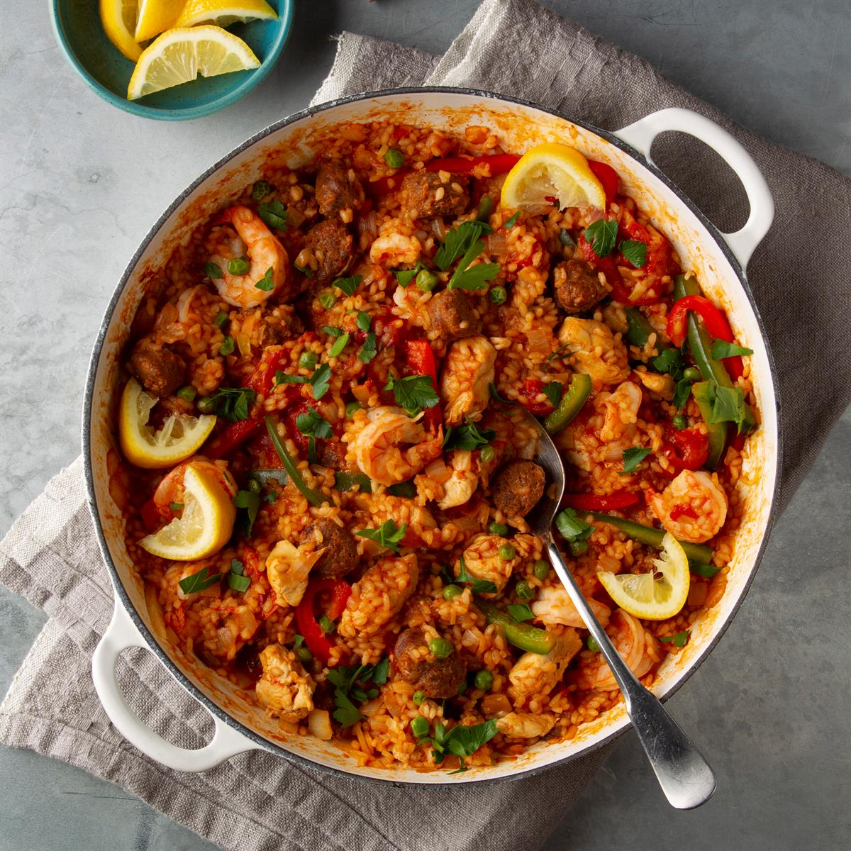 Best 6 Paella Ciuba Spanish Style Rice With Shrimp And Peas Recipes