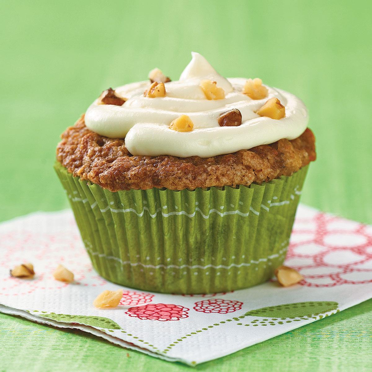Spiced Carrot Cupcakes image