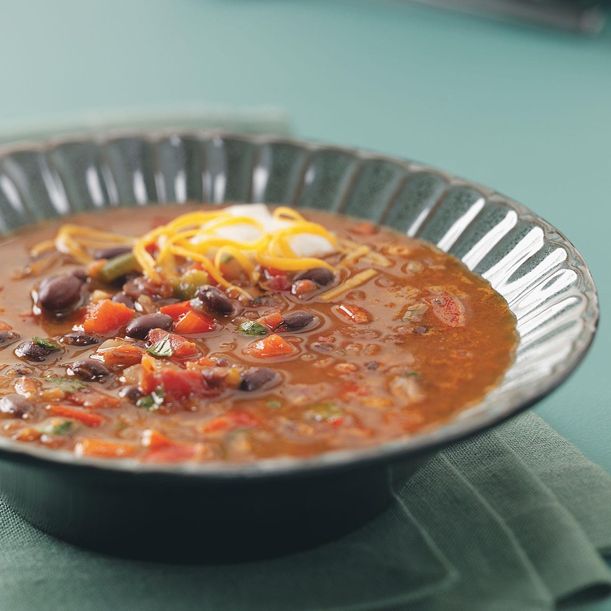 Spicy Black Bean Soup image