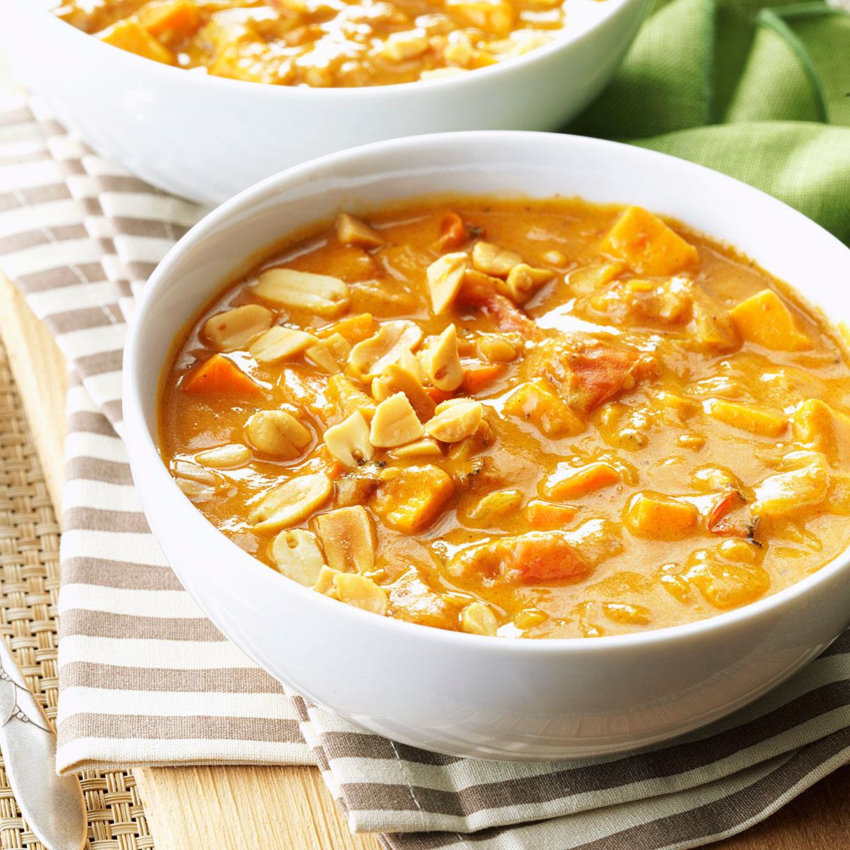 image of Spicy Peanut Soup recipe by Taste of Home