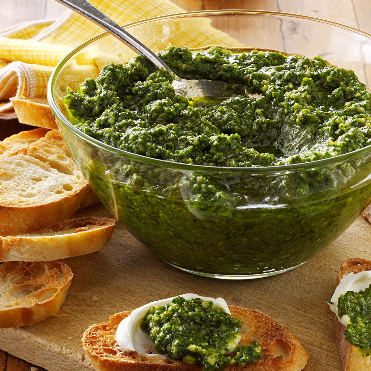 Spinach Basil Pesto Recipe Taste Of Home,Cat Breeds That Dont Shed