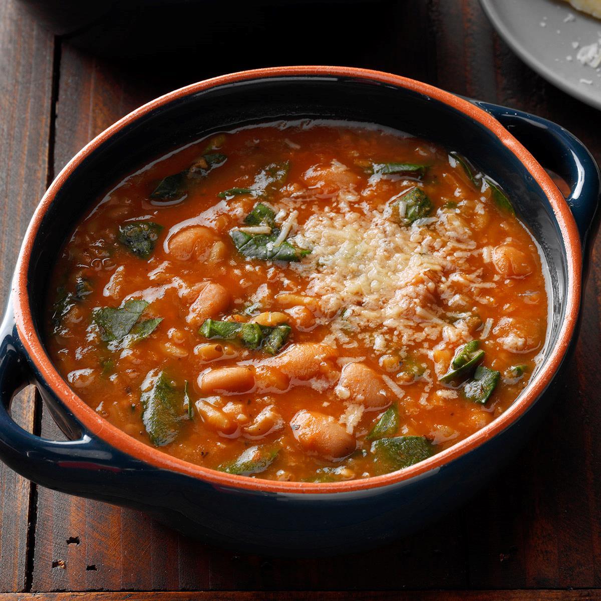 Best Slow Cooker Savory Bean Spinach Soup Recipes