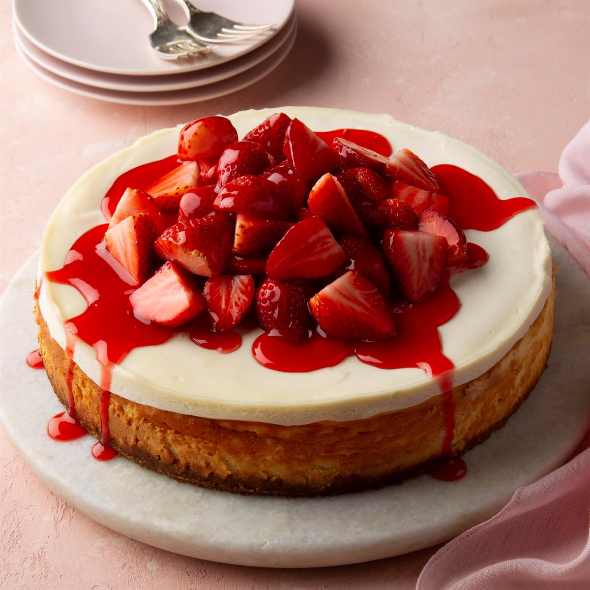 Strawberry Cheesecake Recipe: How to Make It | Taste of Home