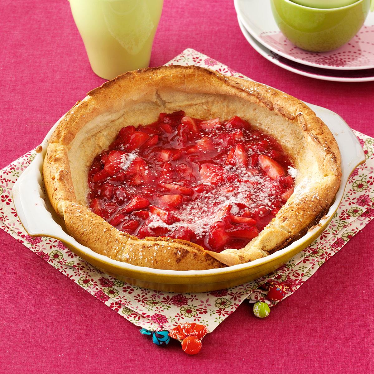 Strawberry Puff Pancake_image