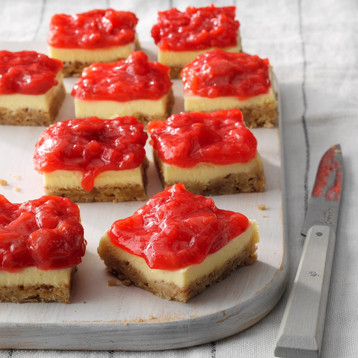 Rhubarb Cheesecake Bars Recipe: How to Make It
