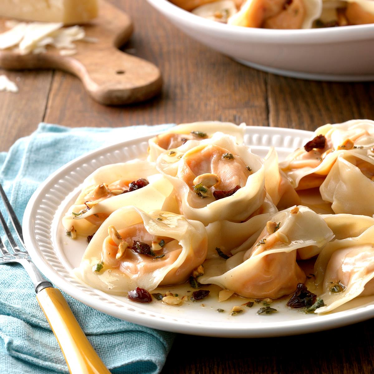 Sweet Potato Tortellini with Hazelnut Sauce-image