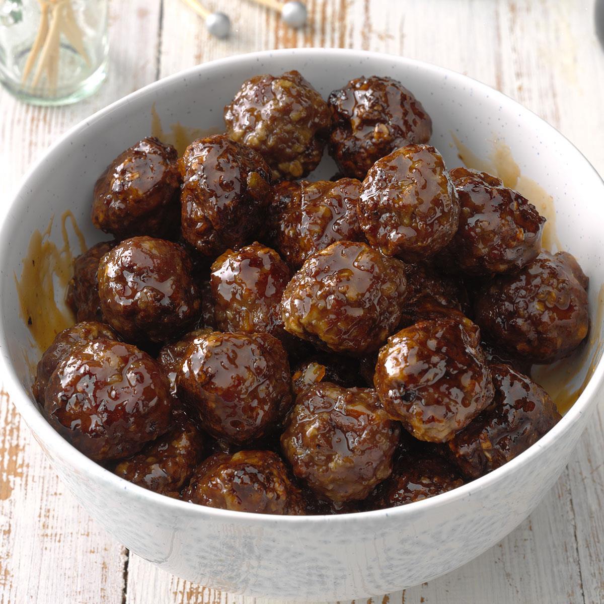 Sweet and Spicy Air-Fryer Meatballs image