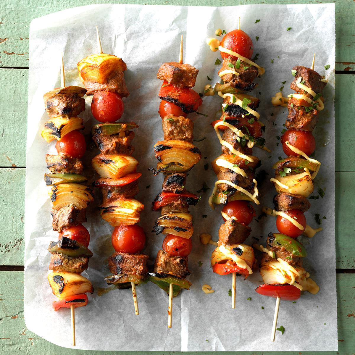 Air-Fryer Taco Kabobs image