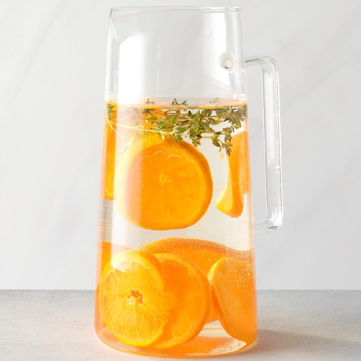 Tangerine and Thyme Infused Water Recipe How to Make It
