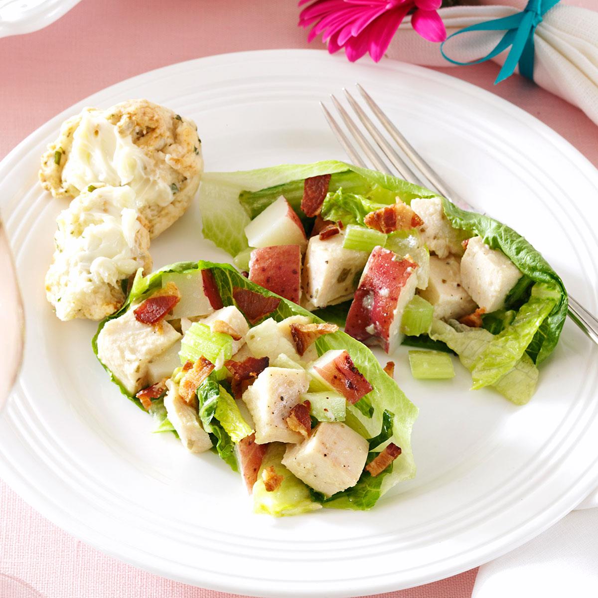 Tarragon Chicken & Romaine Salad-image