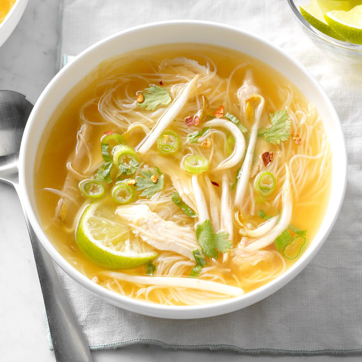 Thai Chicken Noodle Soup Recipe Taste Of Home,Domesticated Fox Curly Tail