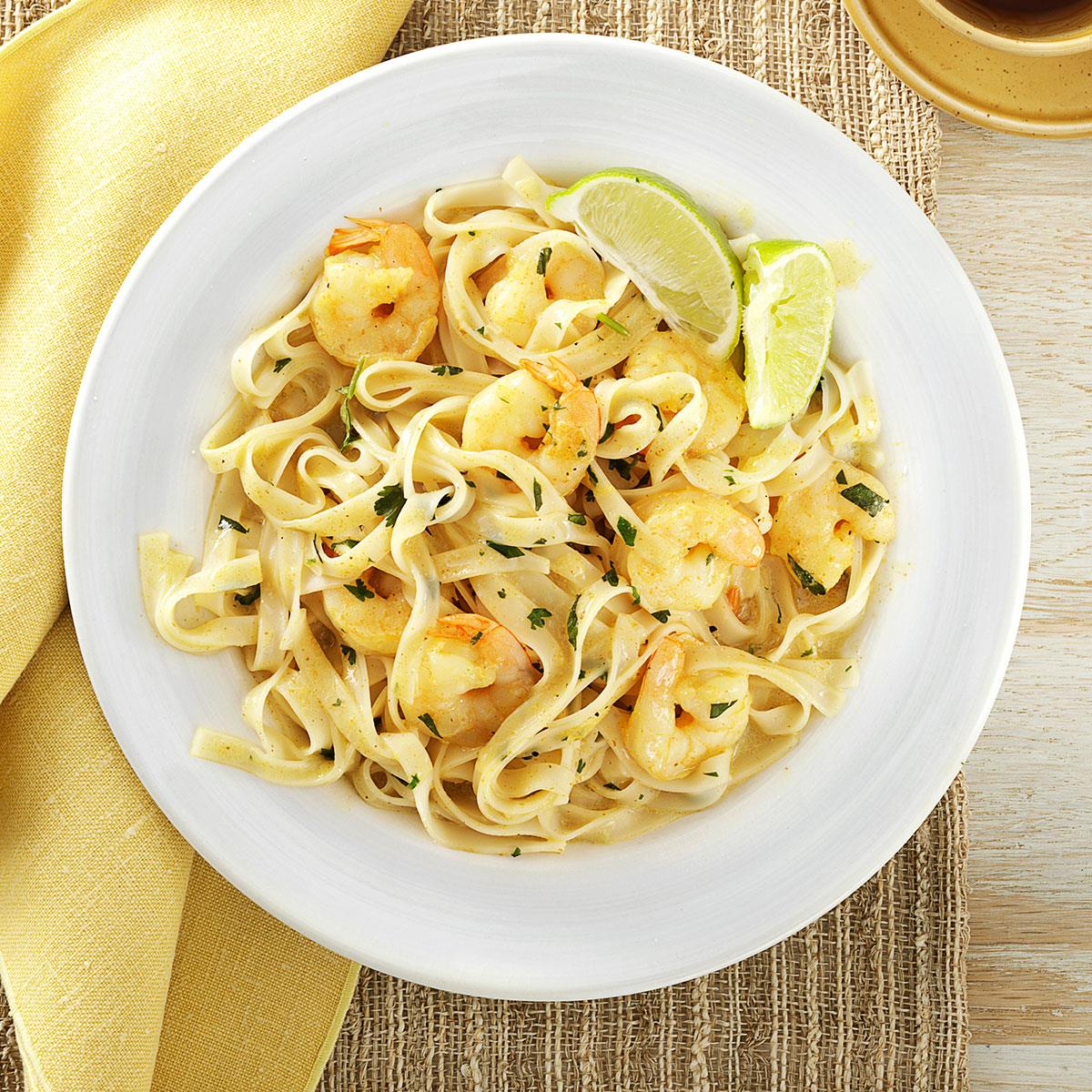 Thai Shrimp Pasta Recipe How To Make It Taste Of Home