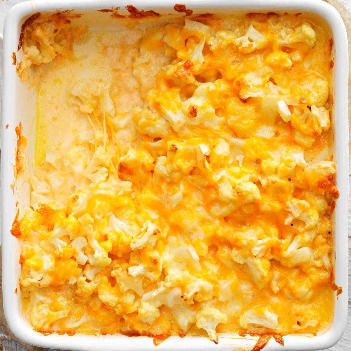 Three-Cheese Keto Cauliflower Casserole-image