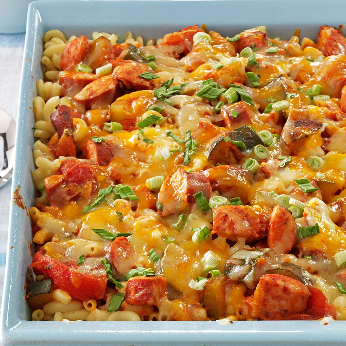 Best Kielbasa Pasta And Cheddar Bake Recipes