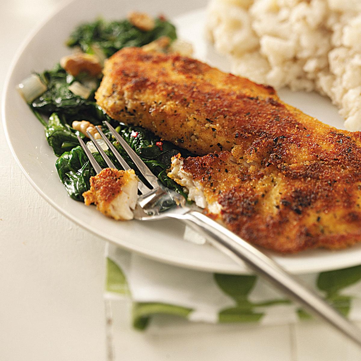 Best Lemon Garlic Tilapia With Spinach Recipes