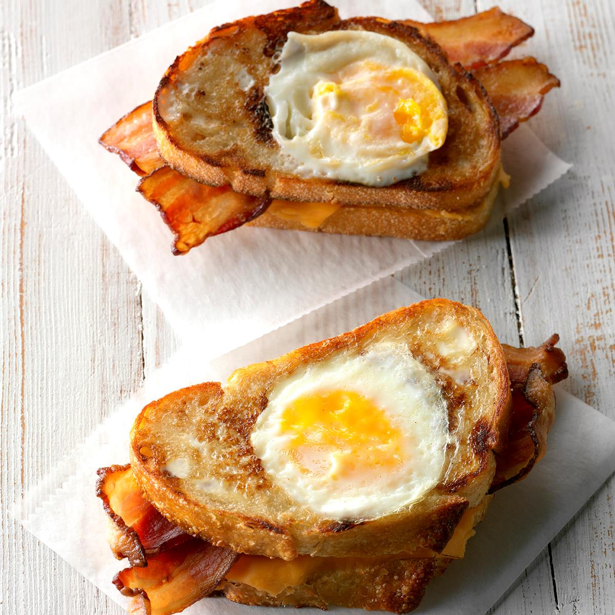 Toad in the Hole Bacon Sandwich-image