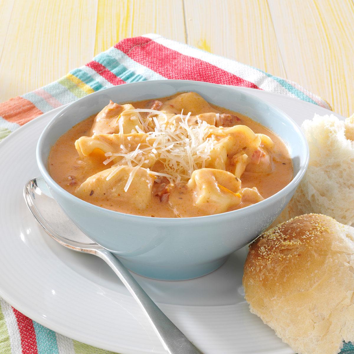 Tomato Tortellini Soup Recipe Taste Of Home