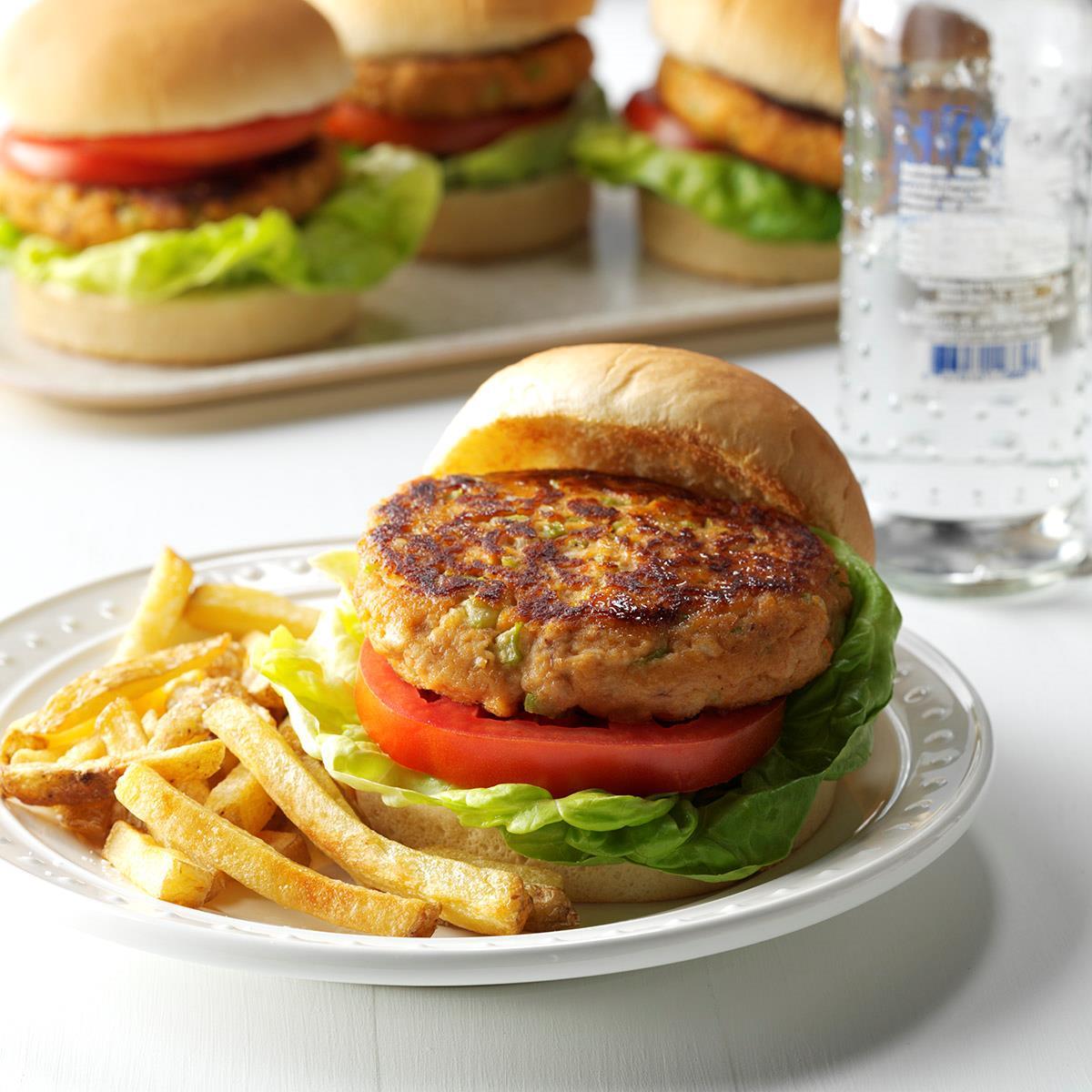 Air-Fryer Tuna Burgers-image